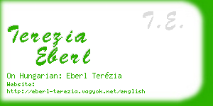 terezia eberl business card